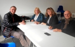Jacques leroy, Christine Pouillet, Sylvie Brossard et Jacques Bénesse.jpg